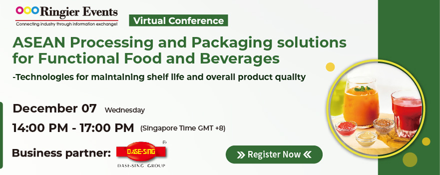 ASEAN Processing and Packaging  solutions for Plant based F&B