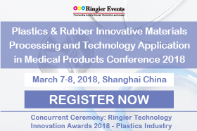 Plastics & Rubber Innovative Materials Processing and Technology Application in Medical Products Conference 2018