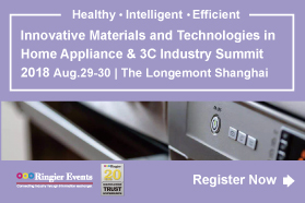 Innovative Materials & Technologies in Home Appliance & 3C Industry Summit 2018